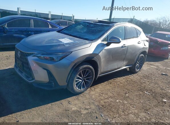 2T2GGCEZ8NC015499 2022 LEXUS NX 350 Серый Передняя левая четверть