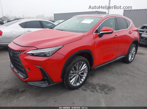 2T2GKCEZ4SC042046 2025 LEXUS NX 350H Красный Передняя левая четверть