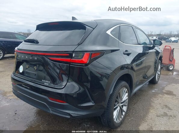 2T2HGCEZ3NC011753 2022 LEXUS NX 350 Black Tył prawy