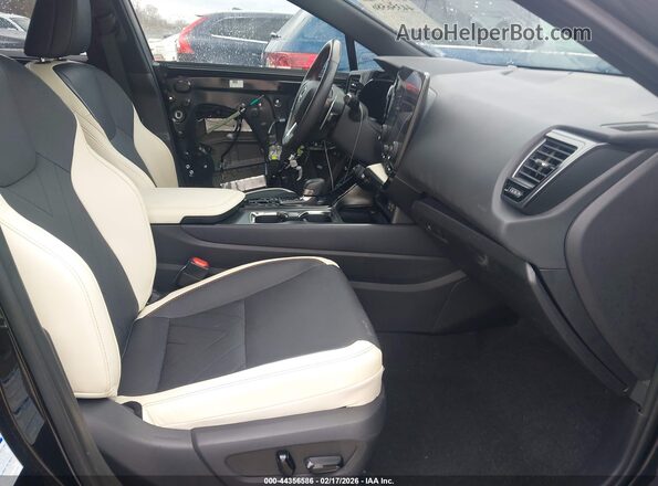 2T2HGCEZ3NC011753 2022 LEXUS NX 350 Black Widok wnętrza z przodu