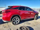2022 Lexus Rx 450h Base Темно-бордовый vin: 2T2HGMDA1NC084461