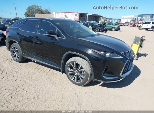 2T2HGMDA6LC044583 2020 LEXUS RX 450H Черный Передняя правая четверть