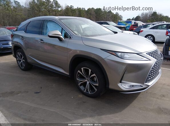 2T2HGMDA7NC081757 2022 LEXUS RX 450H Серебряный Передняя правая четверть