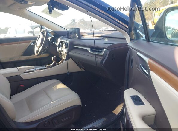 2T2HGMDA9LC046862 2020 LEXUS RX 450H Черный Вид салона спереди