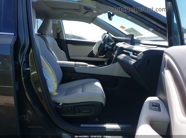2T2HZMAA3MC206640 2021 LEXUS RX 350 Green Vista interior delantera