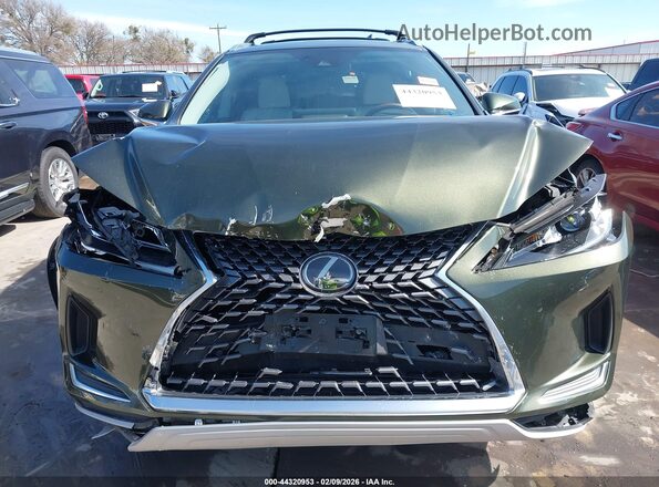 2T2HZMAA3MC206640 2021 LEXUS RX 350 Green Vista frontal