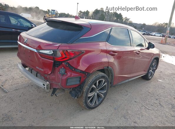 2T2HZMAA6MC215056 2021 LEXUS RX 350 Красный Задняя правая четверть
