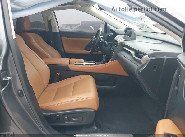 2T2HZMAA6NC225538 2022 LEXUS RX 350 Gray Widok wnętrza z przodu