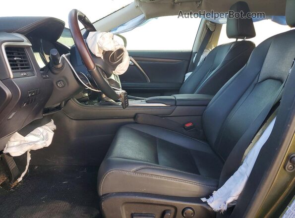 2T2HZMDA2NC355635 2022 LEXUS RX Green Widok wnętrza z przodu