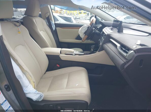 2T2HZMDA3LC224081 2020 LEXUS RX 350 Silver Widok wnętrza z przodu