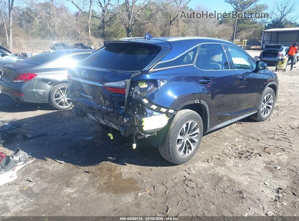 2T2HZMDA3NC356891 2022 LEXUS RX 350 Фиолетовый Задняя правая четверть