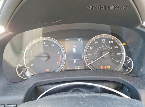 2T2HZMDA7NC353363 2022 LEXUS RC White Widok zestawu wskaźników