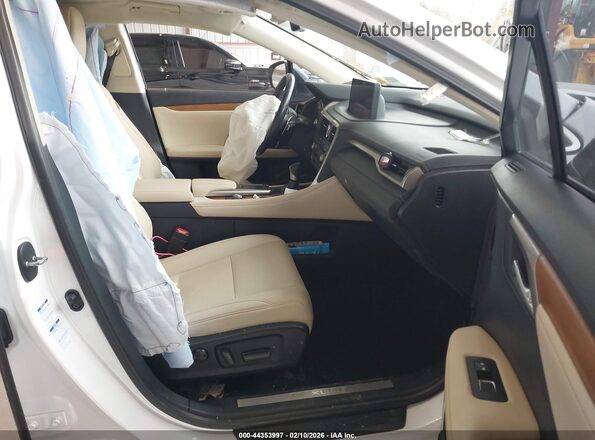 2T2HZMDA9MC263923 2021 LEXUS RX 350 White Widok wnętrza z przodu