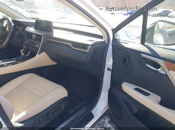 2T2HZMDAXNC345791 2022 LEXUS RX 350 White Widok wnętrza z przodu