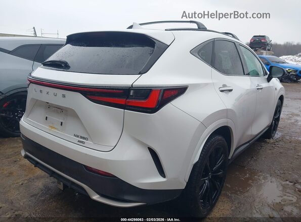 2T2KGCEZ2PC018332 2023 LEXUS NX 350 White უკანა მარჯვენა