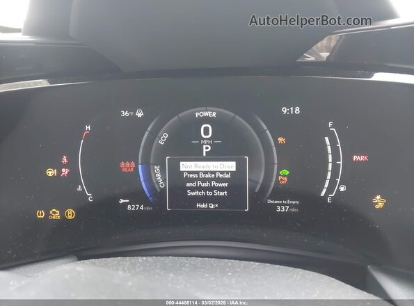 2T2KKCEZ2TC060704 2026 LEXUS NX 350H White Widok tylnych siedzeń