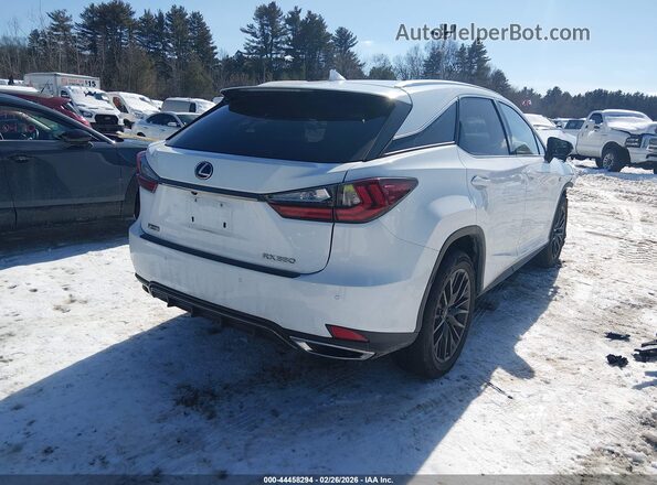 2T2SZMDA8MC279648 2021 LEXUS RX 350 Белый Задняя правая четверть