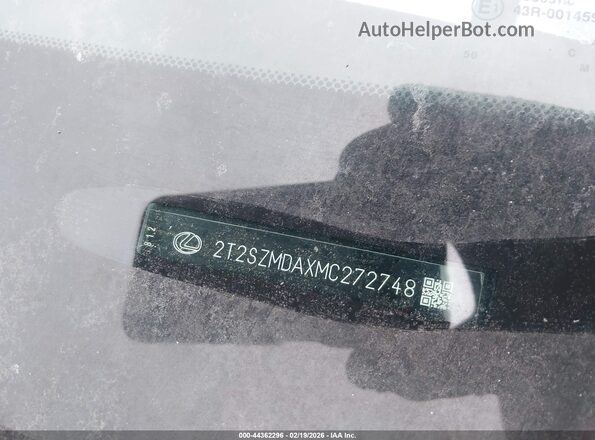 2T2SZMDAXMC272748 2021 LEXUS RX 350 Серый 