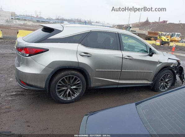 2T2YGMDAXLC051570 2020 LEXUS RX 450H Beige Widok wnętrza z tyłu