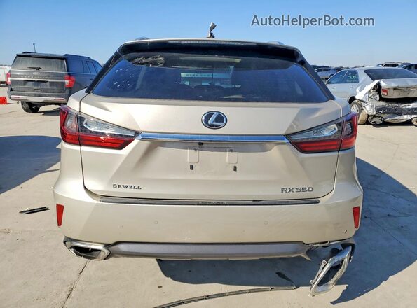 2T2ZZMCA3GC007965 2016 LEXUS RX Cream Widok z tyłu