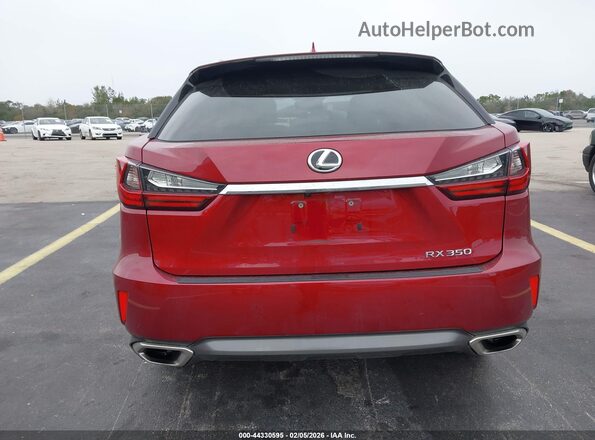 2T2ZZMCA4JC102915 2018 LEXUS RX 350 Красный 