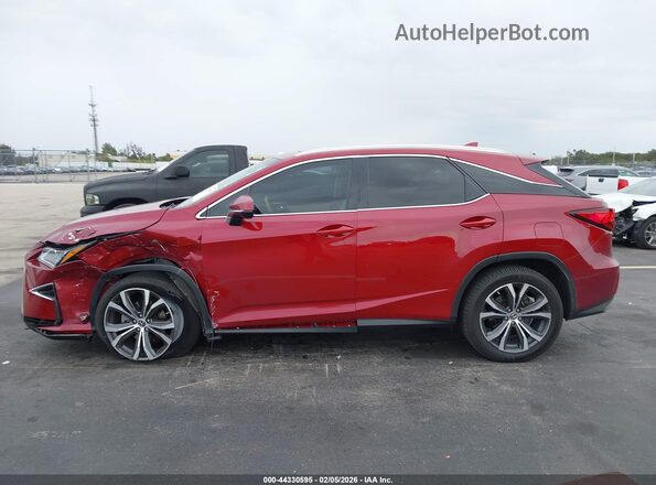 2T2ZZMCA4JC102915 2018 LEXUS RX 350 Красный Панорамный вид салона 360°