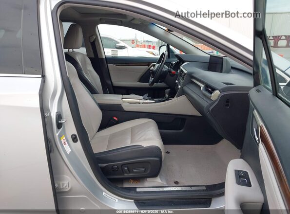 2T2ZZMCA5JC110280 2018 LEXUS RX 350 Silver Widok wnętrza z przodu