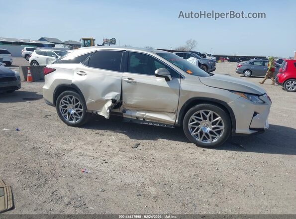 2T2ZZMCA6GC017101 2016 LEXUS RX 350 Желто-коричневый Вид задней части салона