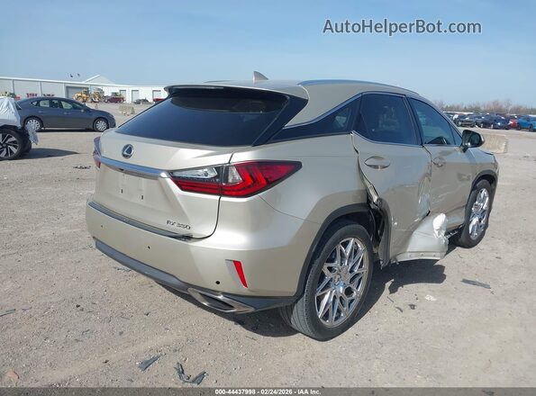 2T2ZZMCA6GC017101 2016 LEXUS RX 350 Желто-коричневый Задняя правая четверть