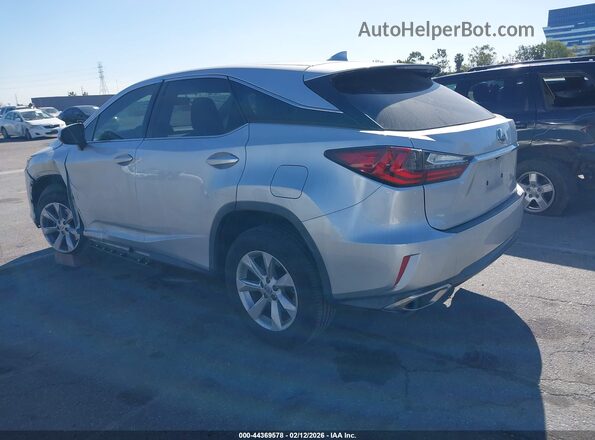 2T2ZZMCA6GC021133 2016 LEXUS RX 350 Серебряный Задняя левая четверть