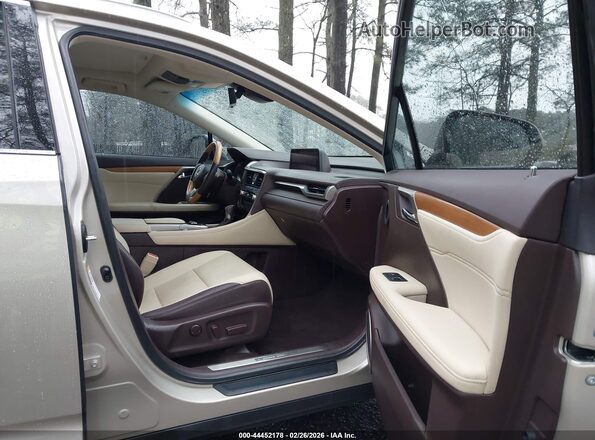 2T2ZZMCA9HC036663 2017 LEXUS RX 350 Бежевый Вид салона спереди