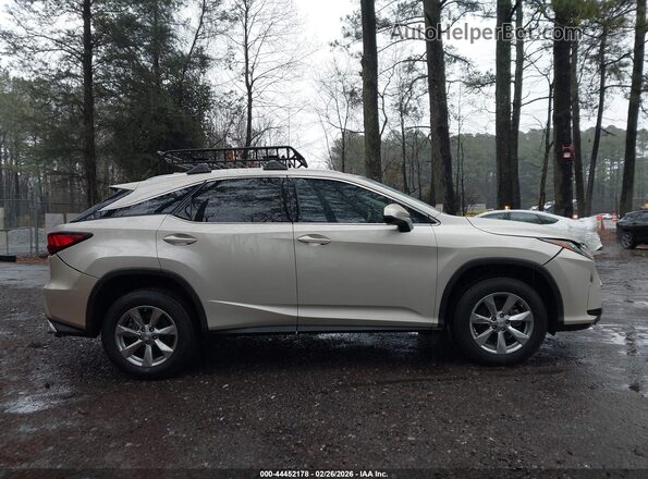 2T2ZZMCA9HC036663 2017 LEXUS RX 350 Бежевый Вид задней части салона