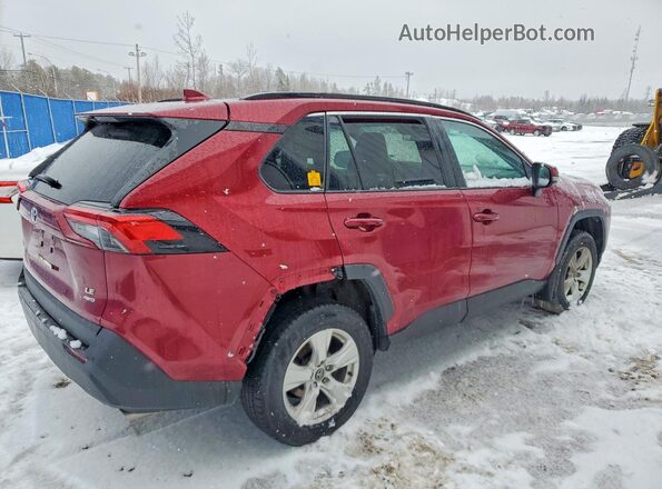 2T3B1RFV4KC052650 2019 TOYOTA LE Красный Задняя правая четверть