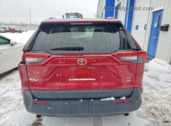 2T3B1RFV4KC052650 2019 TOYOTA LE Красный Вид сзади