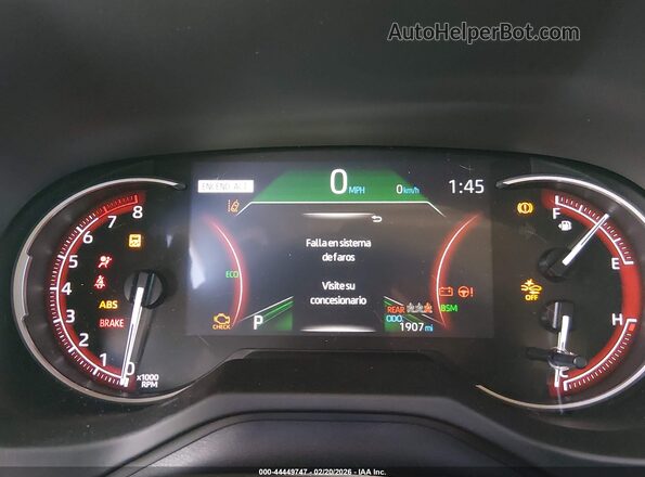 2T3C1RFV0SW430207 2025 TOYOTA LE Gray უკანა სავარძლების ხედი