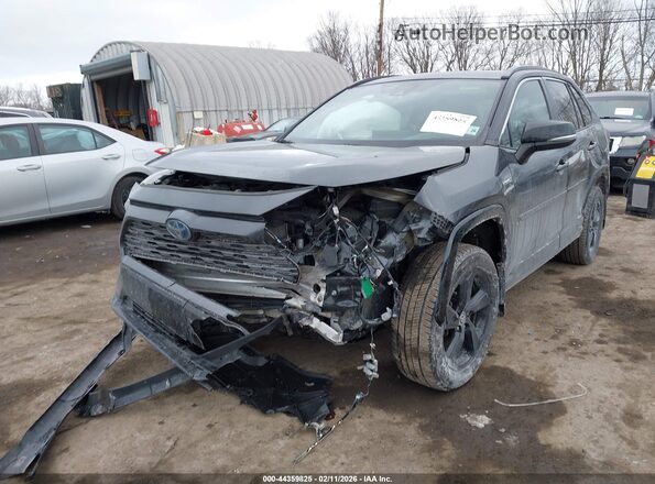 2T3E6RFV2MW011367 2021 TOYOTA RAV4 HYBRID Gray Vista frontal