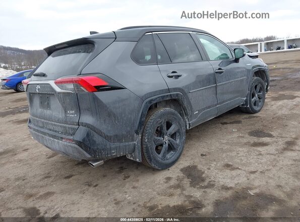 2T3E6RFV2MW011367 2021 TOYOTA RAV4 HYBRID Gray Trasero derecho