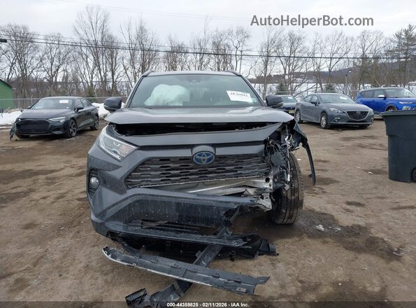 2T3E6RFV2MW011367 2021 TOYOTA RAV4 HYBRID Gray Vista del cuadro de instrumentos