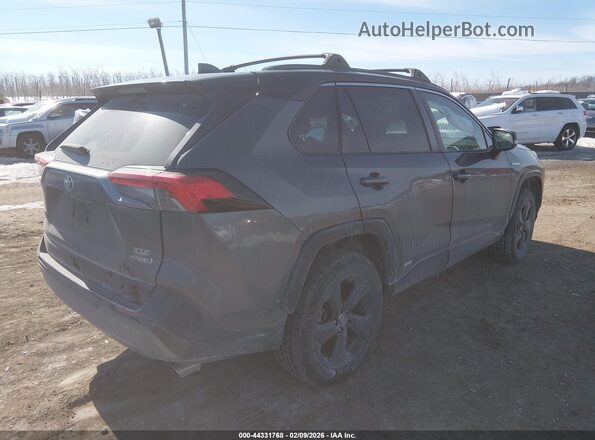 2T3E6RFV2MW015404 2021 TOYOTA RAV4 HYBRID Gray Rear right