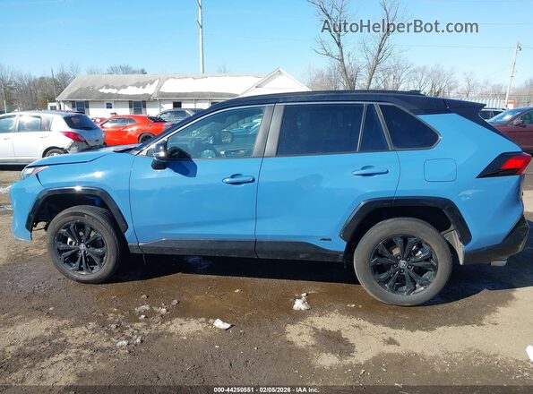 2T3E6RFV3PW043572 2023 TOYOTA RAV4 HYBRID Синий Панорамный вид салона 360°