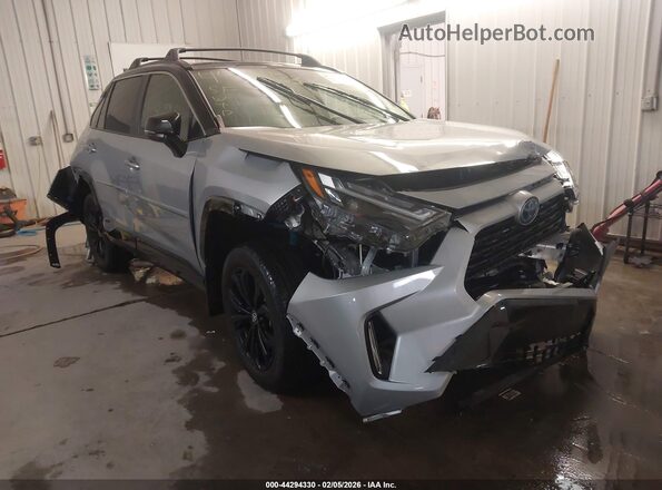2T3E6RFV6RW078061 2024 TOYOTA RAV4 HYBRID Серебряный Передняя правая четверть