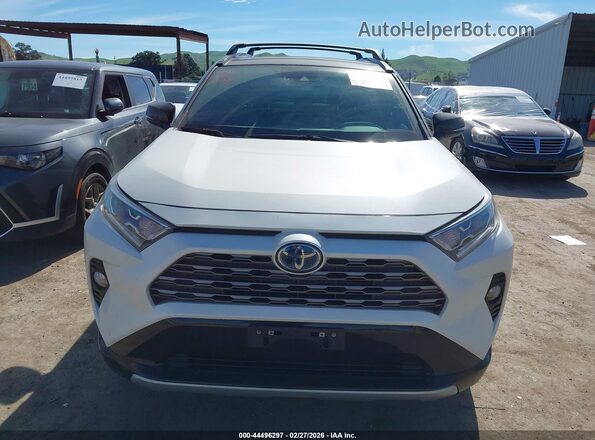 2T3E6RFV7MW004494 2021 TOYOTA RAV4 HYBRID Белый Вид щитка приборов
