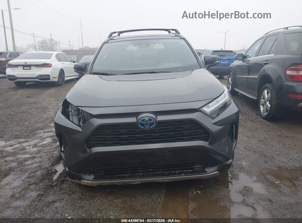2T3E6RFV8PW041395 2023 TOYOTA RAV4 HYBRID Gray Widok zestawu wskaźników