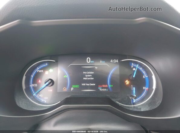 2T3EWRFV0KW045689 2019 TOYOTA RAV4 HYBRID Серебряный Вид задних сидений