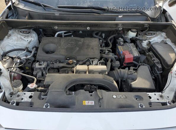 2T3F1RFV1KW027818 2019 TOYOTA LE White Vista del compartimento del motor