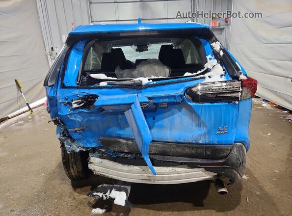 2T3F1RFVXKW048196 2019 TOYOTA LE Blue Widok z tyłu