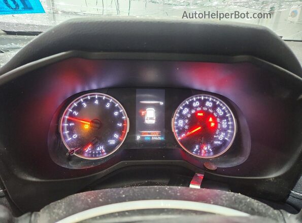 2T3F1RFVXKW048196 2019 TOYOTA LE Blue Widok zestawu wskaźników