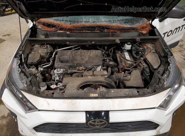 2T3H1RFV8KW004190 2019 TOYOTA LE White Vista del compartimento del motor