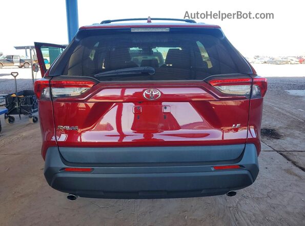 2T3H1RFVXKC016617 2019 TOYOTA LE Red Widok z tyłu