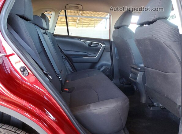 2T3H1RFVXKC016617 2019 TOYOTA LE Red Widok wnętrza z tyłu